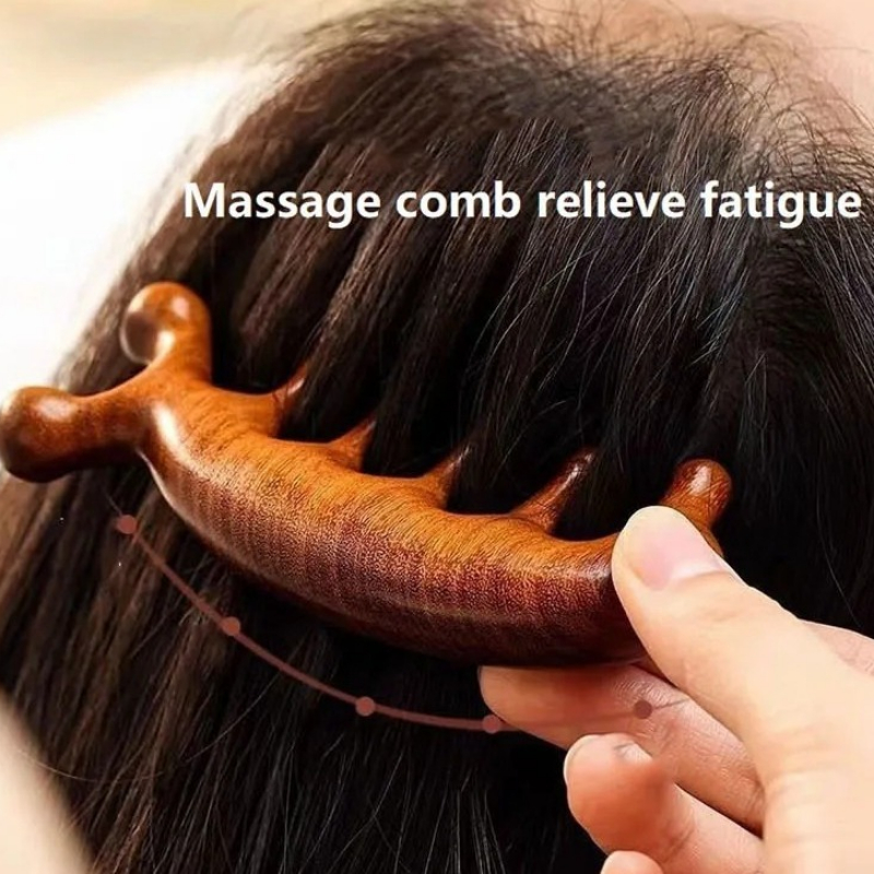 Woodworking Oil - New Wooden Massage Wood Massager Comb