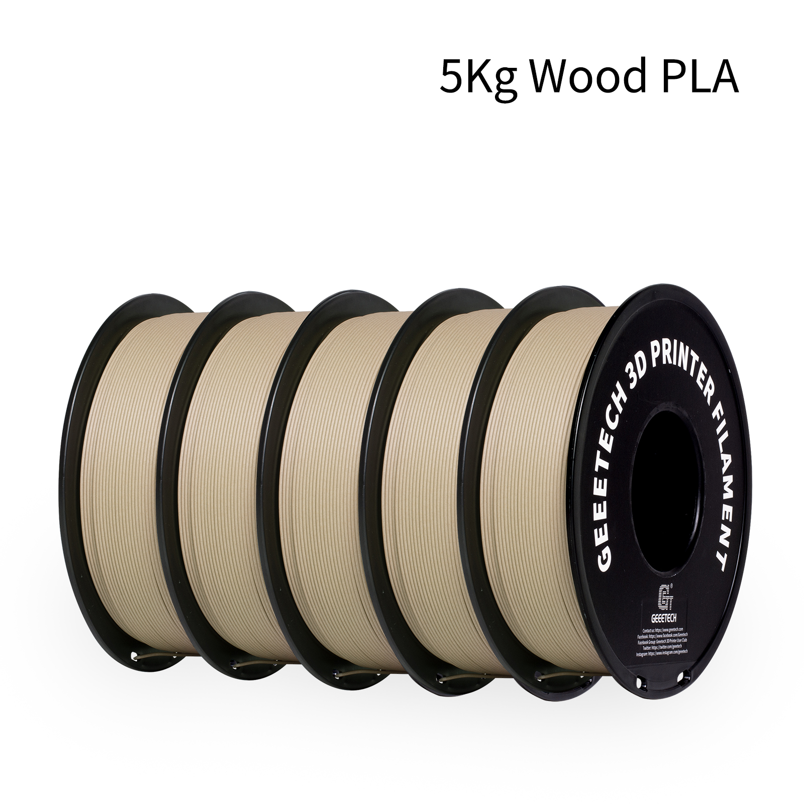 Woodworking Vacuum Press - Geeetech Wood PLA 5kg 1.75mm Filament