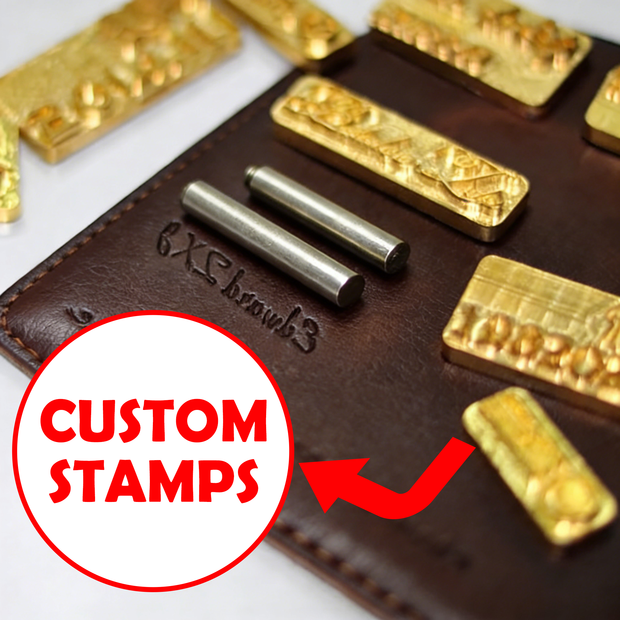 Woodworking Logo Design Free - 2.5-5.2cm Logo Custom Leather Stamps Personalized