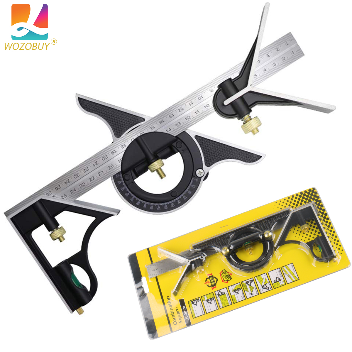 Woodworking For Engineers - 3 In 1 Combination Angle Ruler