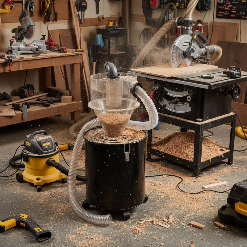 Vacuum Woodworking - Particle Interceptor 13.21 Gallon For Woodworking