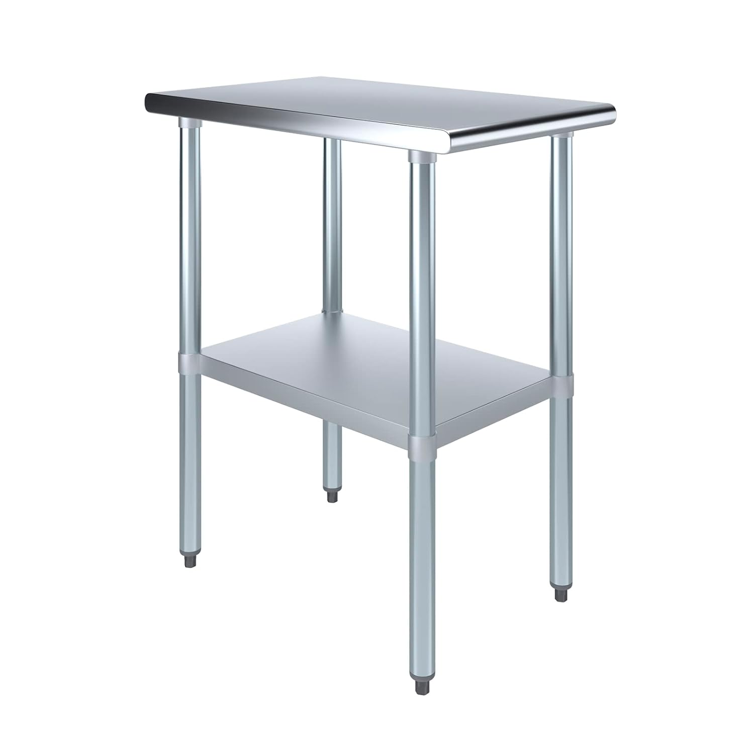 Woodworking Garage - Stainless Steel Work Table with Undershelf,