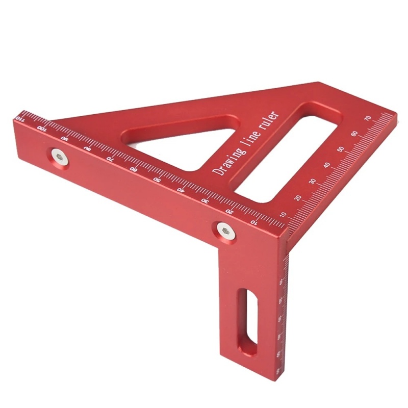 Woodworking Project Plans - 3D Multi Angle Aluminum Red Measuring