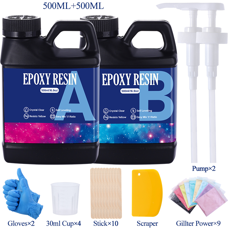 Woodworking Resin - Fast Curing 1:1 Crystal Clear Epoxy