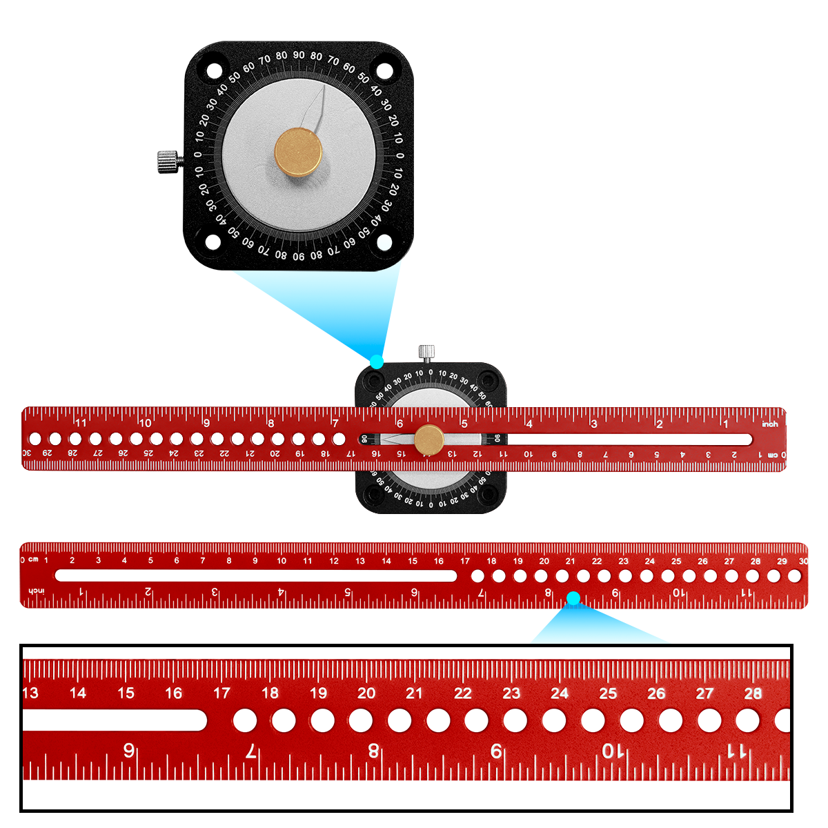 New Woodworking Scriber 360° P - Woodworking Gauge บทวิจารณ์และราคา