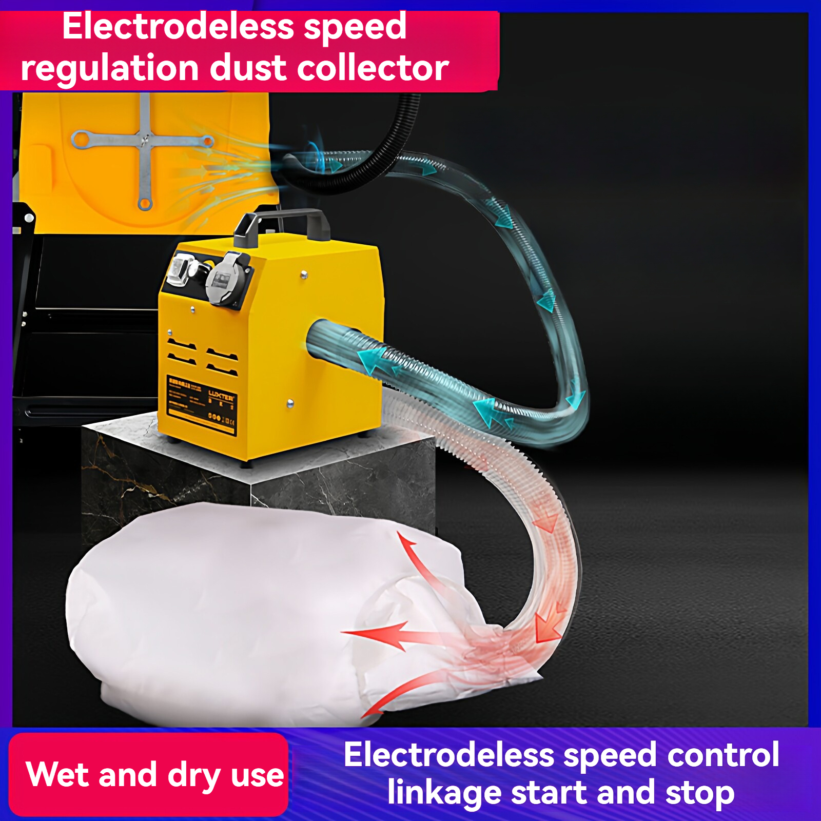 220V Household Woodworking Dus - Vacuum Woodworking บทวิจารณ์และราคา