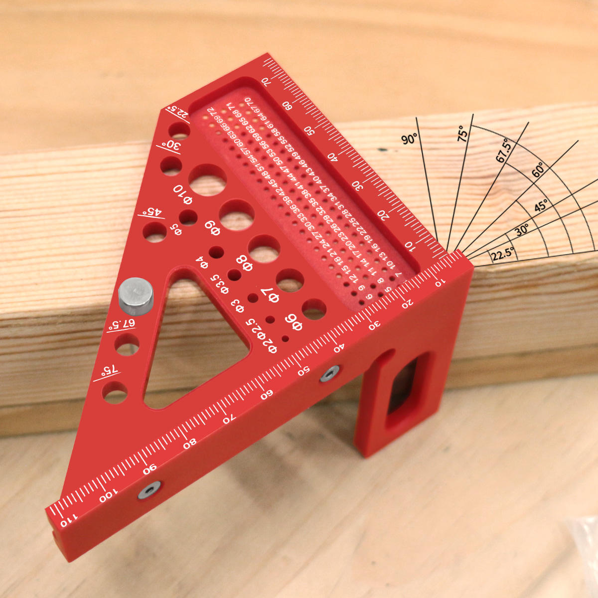 3D Multi-Angle Measuring Ruler - Woodworking For Engineers บทวิจารณ์และราคา