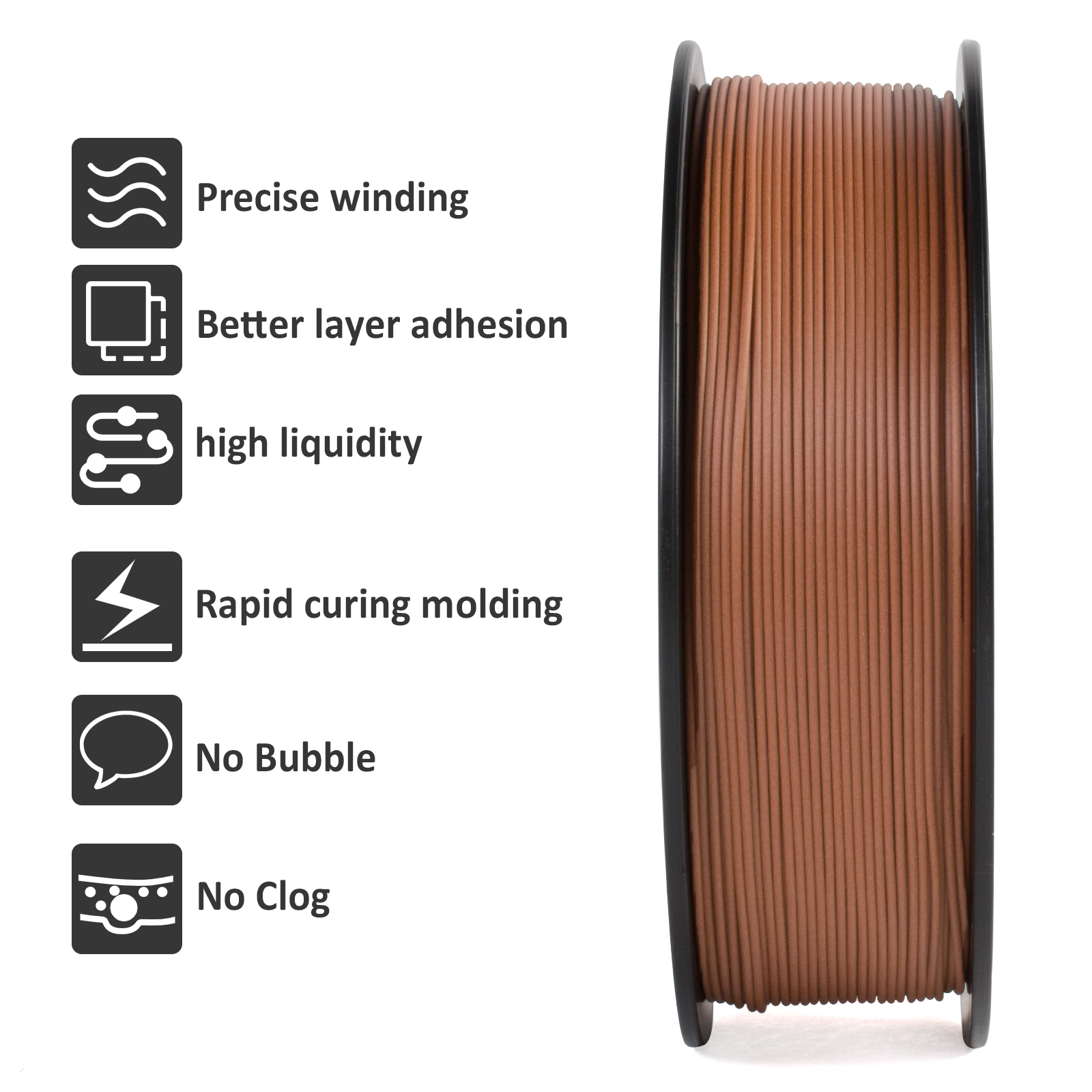 Geeetech Wood PLA 1kg 1.75mm F - Woodworking Vacuum Press บทวิจารณ์และราคา
