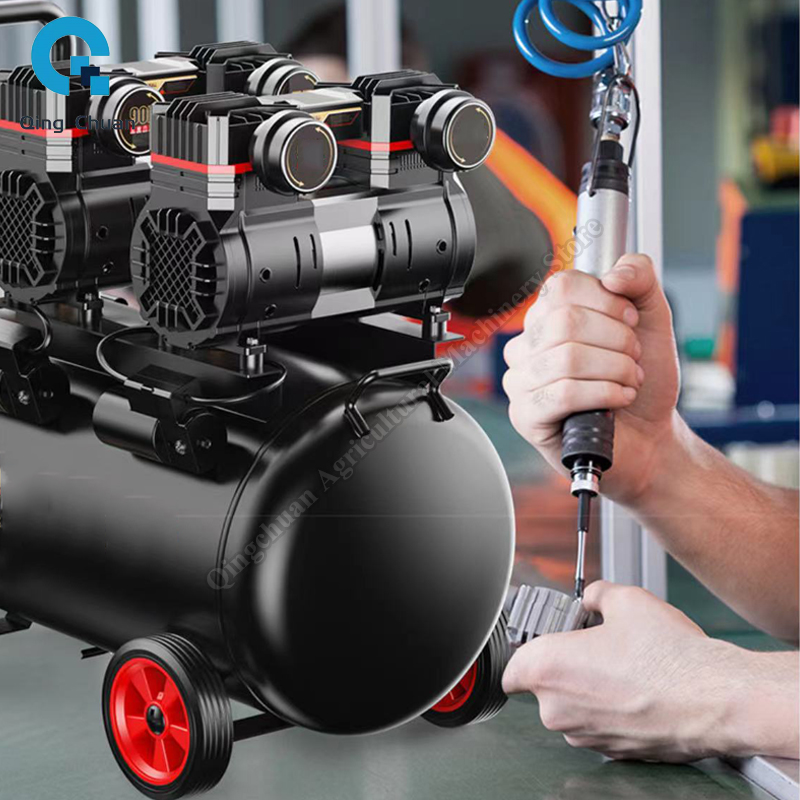 Air Compressor Small 220V 40L  - Woodworking Oil บทวิจารณ์และราคา