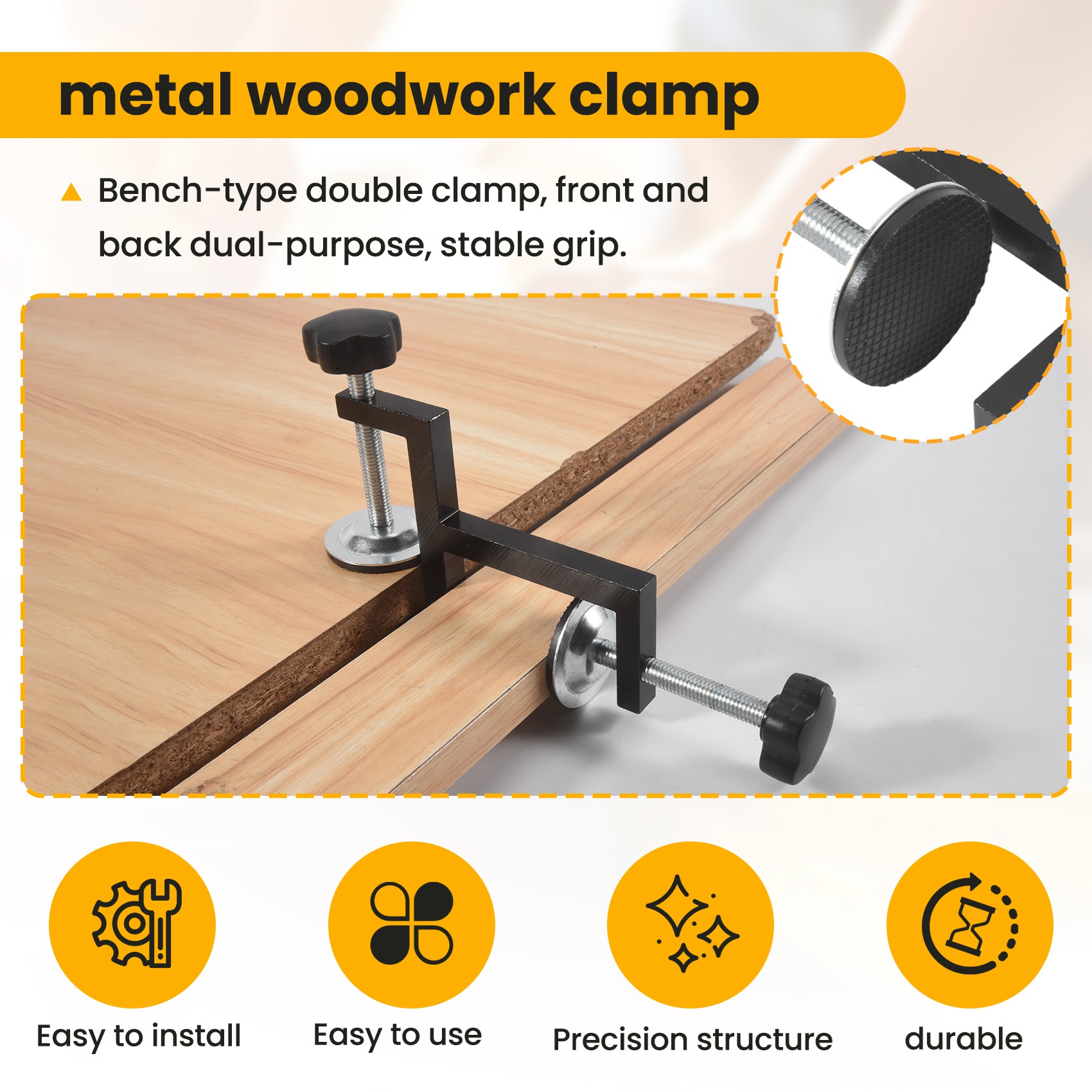 A93Z Strong Y-Type Clamp Woodw - Woodworking Vise Types บทวิจารณ์และราคา