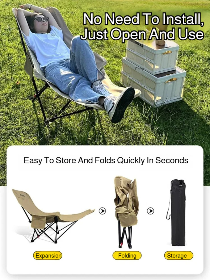 Portable Folding Recliner Beac - Woodworking Outdoor Furniture บทวิจารณ์และราคา