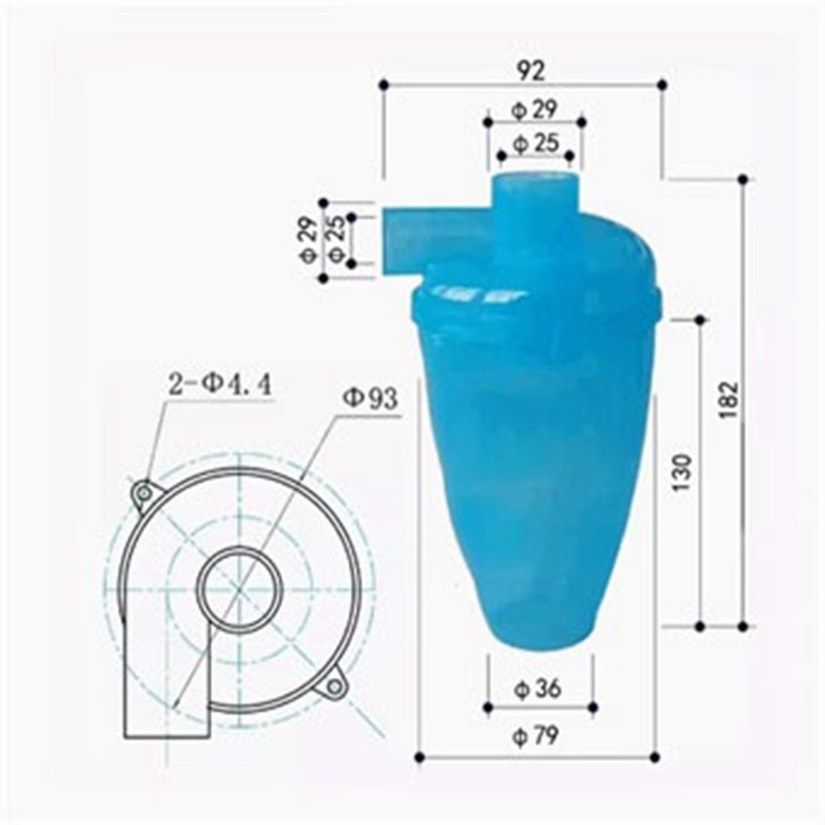 Dust Collector Cyclone Mini Sm - Woodworking Vacuum Press บทวิจารณ์และราคา