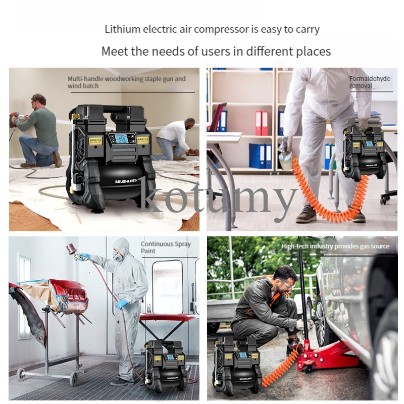Portable Small Oil-Free Air Co - Woodworking Oil บทวิจารณ์และราคา