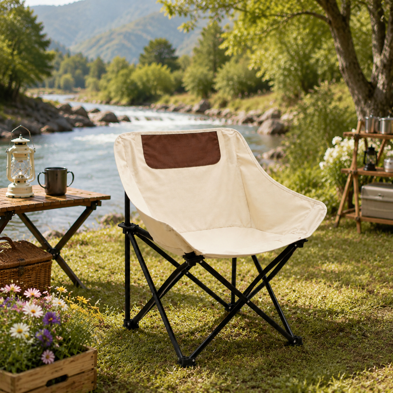 Portable Camping Chair, Foldab - Woodworking Outdoor Furniture บทวิจารณ์และราคา