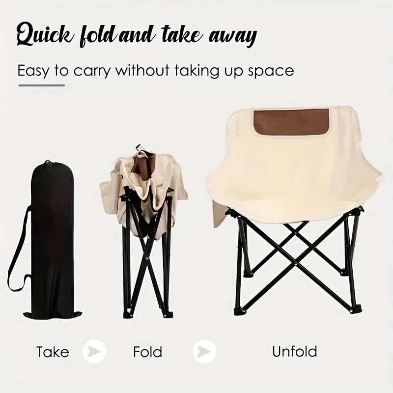 Portable Camping Chair, Foldab - Woodworking Outdoor Furniture บทวิจารณ์และราคา