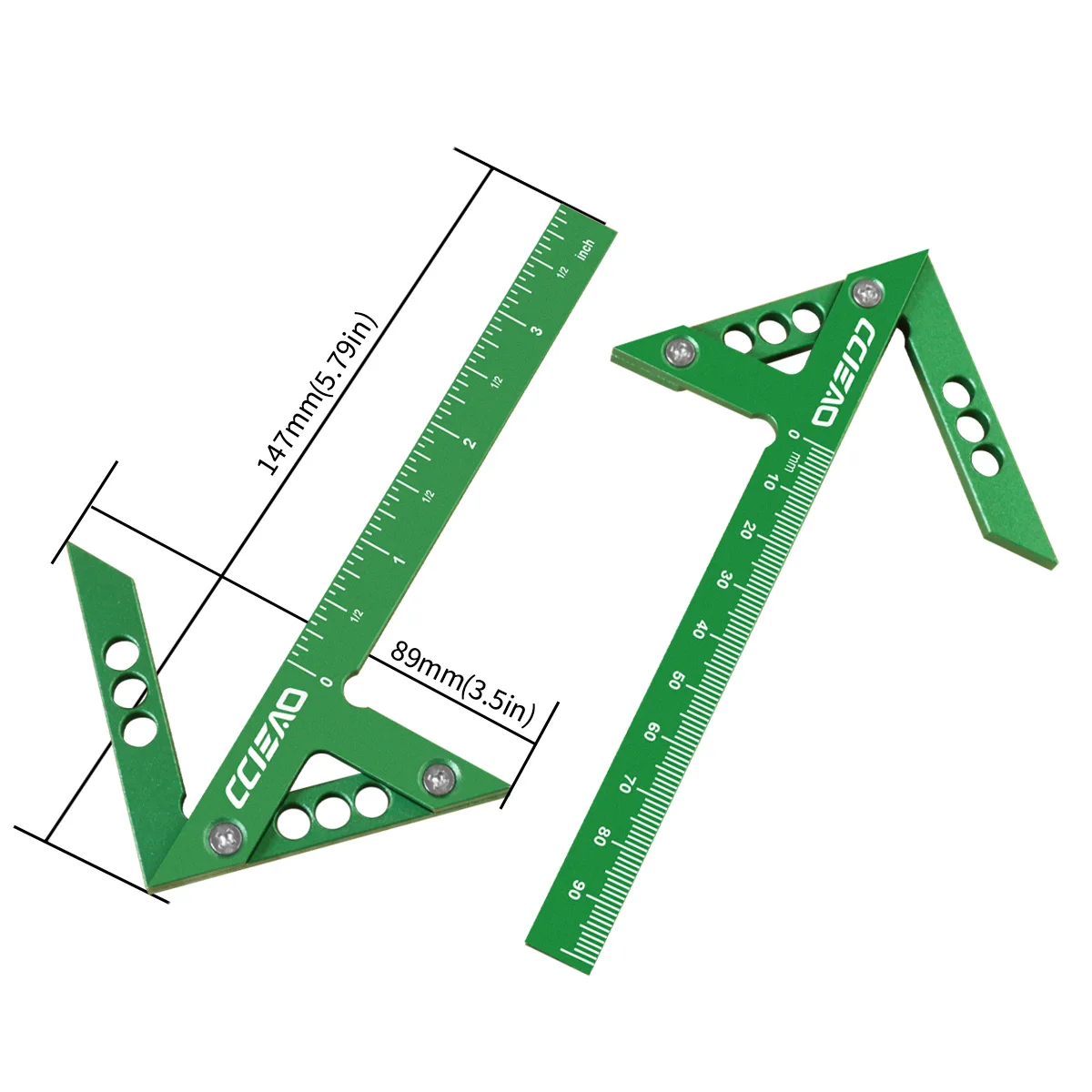 Aluminum Alloy Center Finder L - Woodworking Gauge บทวิจารณ์และราคา
