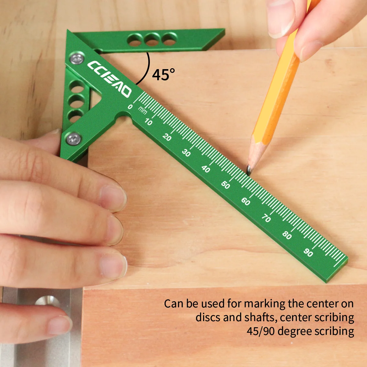 Aluminum Alloy Center Finder L - Woodworking Gauge บทวิจารณ์และราคา