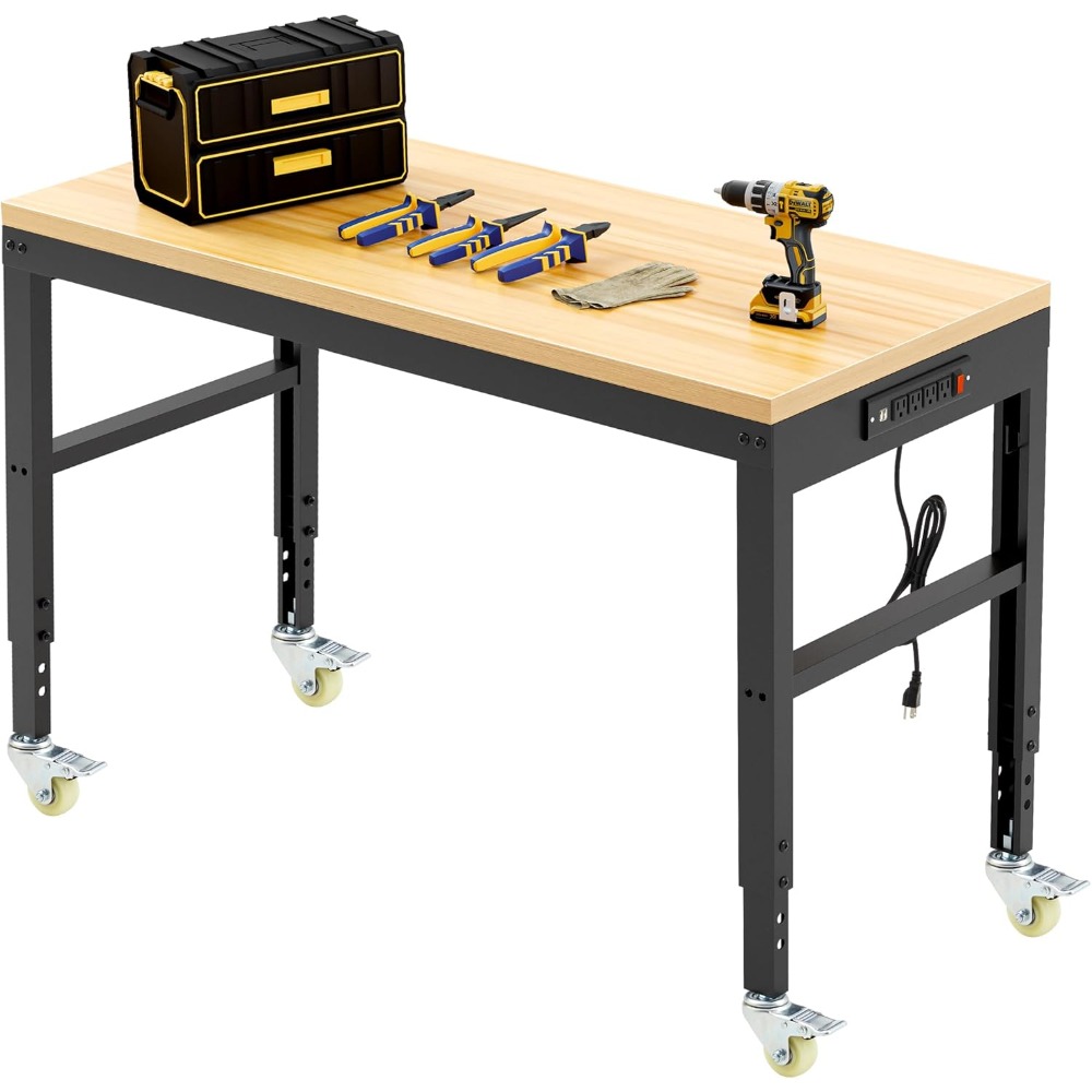 Adjustable Workbench, Heavy Du - Woodworking Garage บทวิจารณ์และราคา
