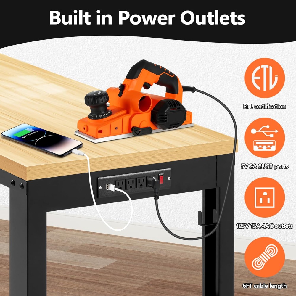 Adjustable Workbench, Heavy Du - Woodworking Garage บทวิจารณ์และราคา
