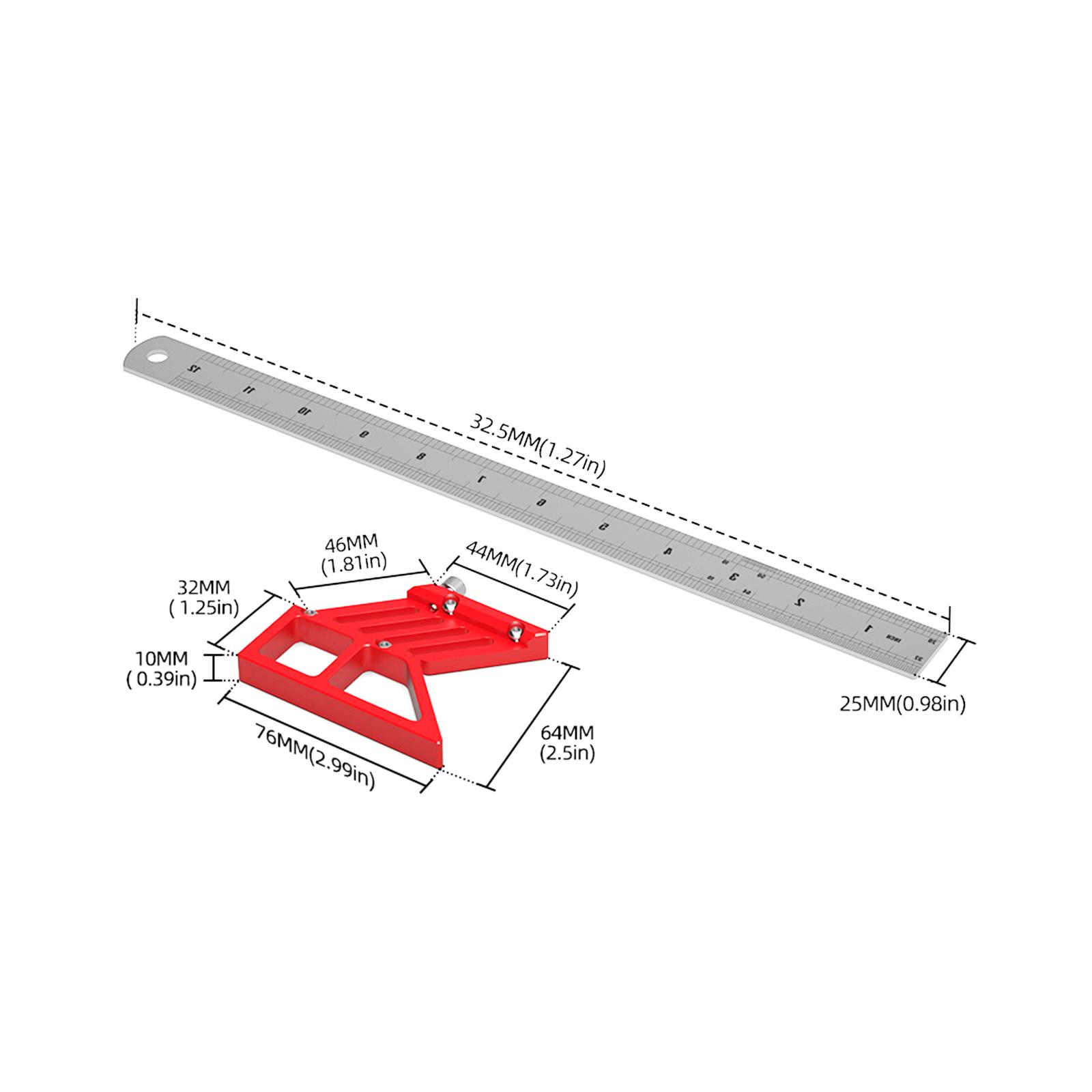 45 90 Degree Miter Triangle Ru - Woodworking For Engineers บทวิจารณ์และราคา