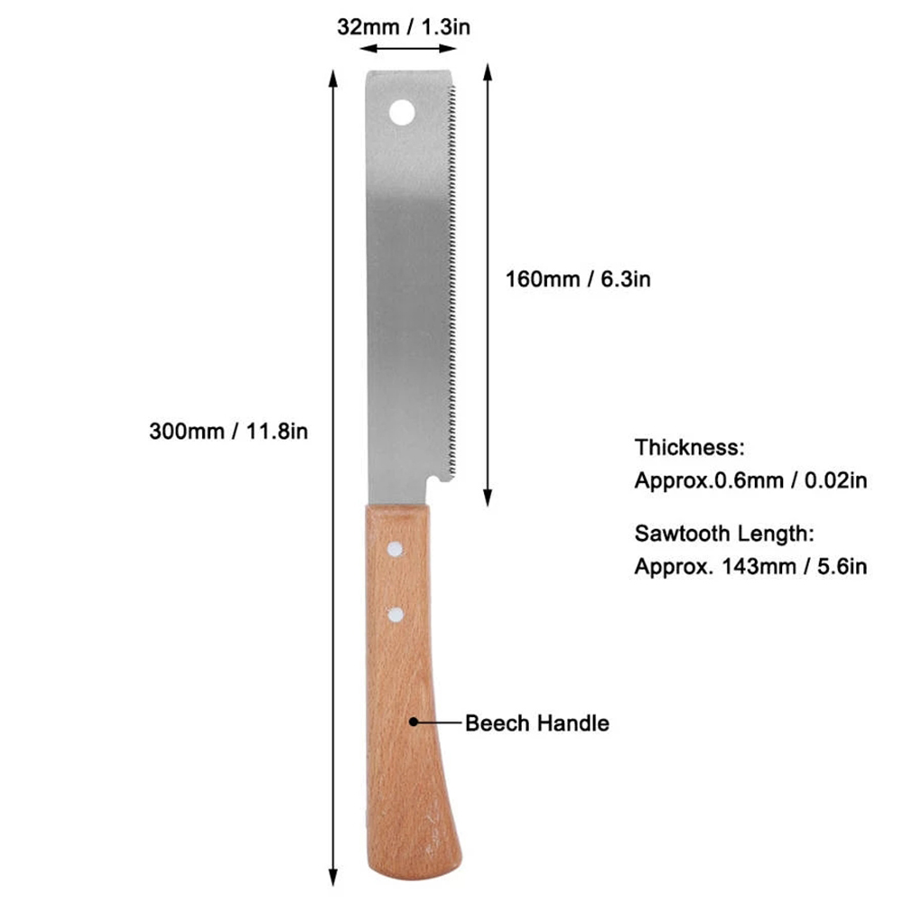 Japanese Hand Saw 12in Flush C - Woodworking Japanese Tools บทวิจารณ์และราคา