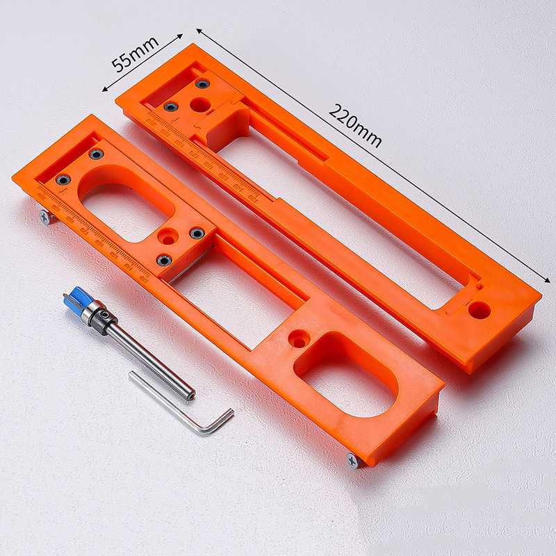 1Pc Hinge Mortise Template Inv - Woodworking Templates บทวิจารณ์และราคา