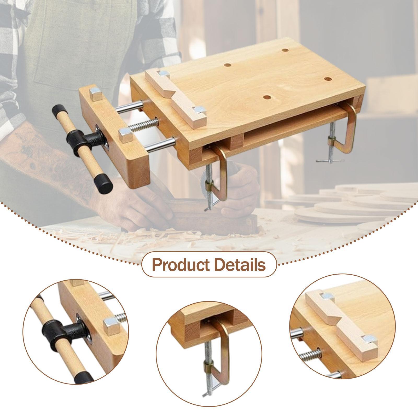 Bench Vise Kit Wooden Surface  - Woodworking Vise Types บทวิจารณ์และราคา