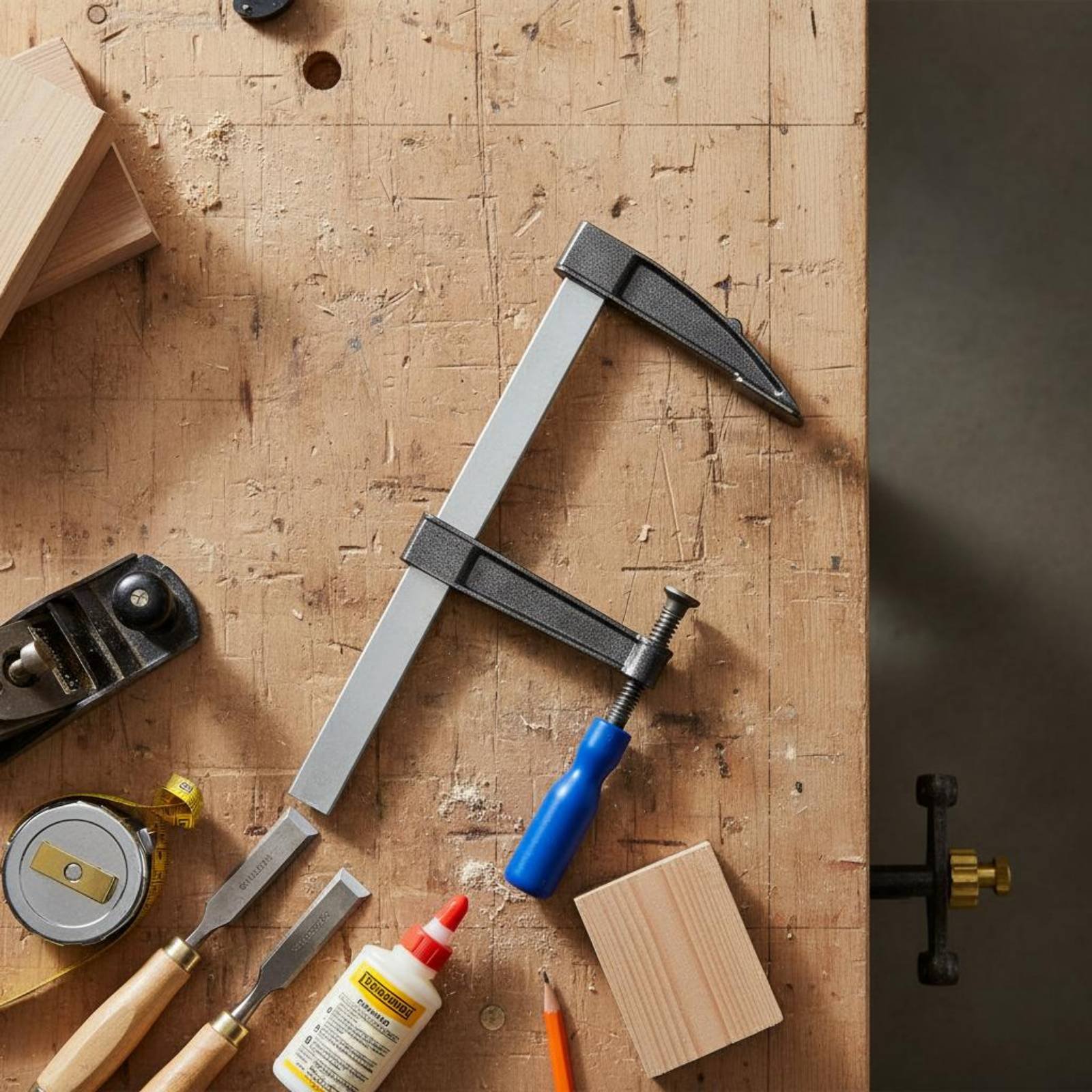 F-Clamp Effortless Adjustment  - Woodworking Garage บทวิจารณ์และราคา