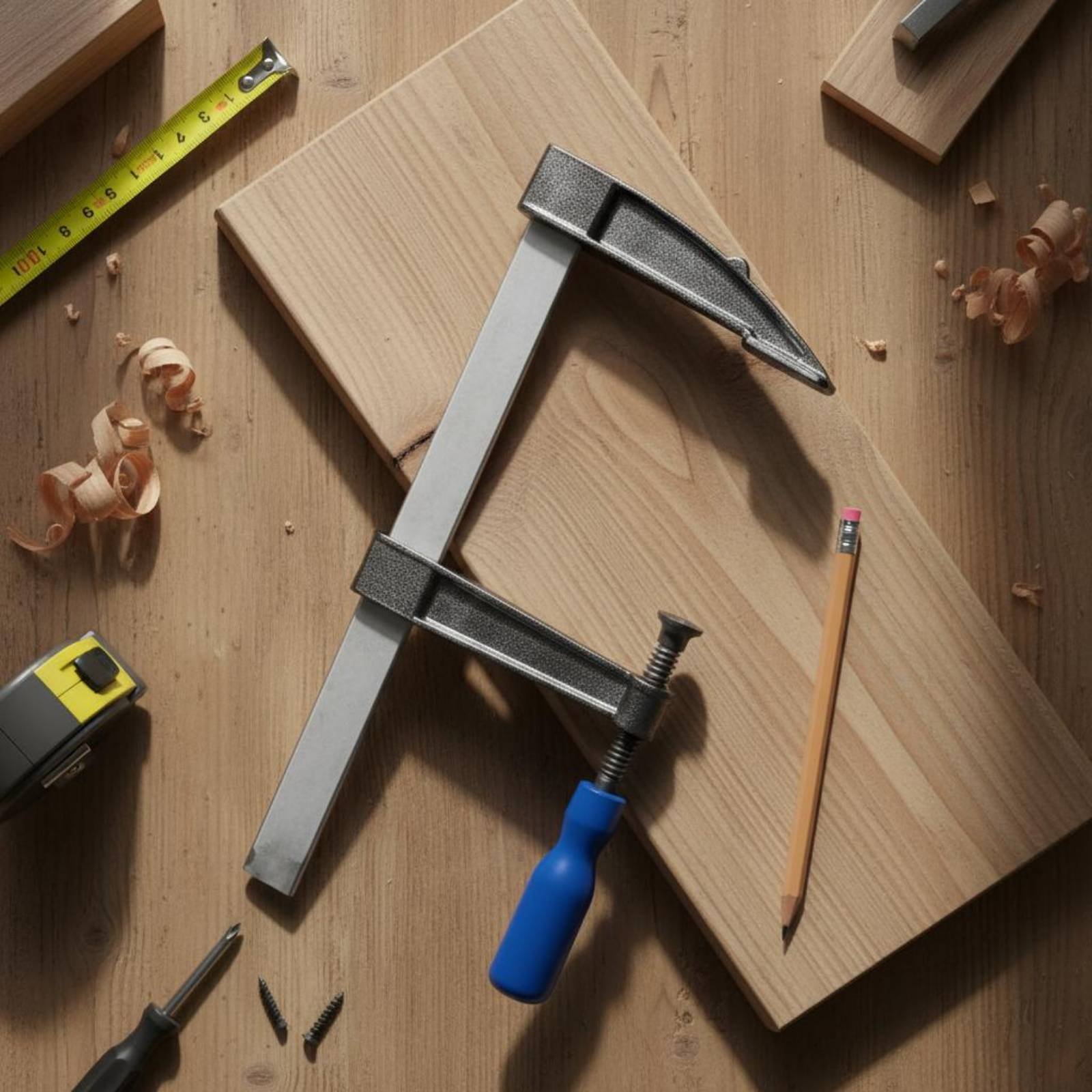 F-Clamp Effortless Adjustment  - Woodworking Garage บทวิจารณ์และราคา
