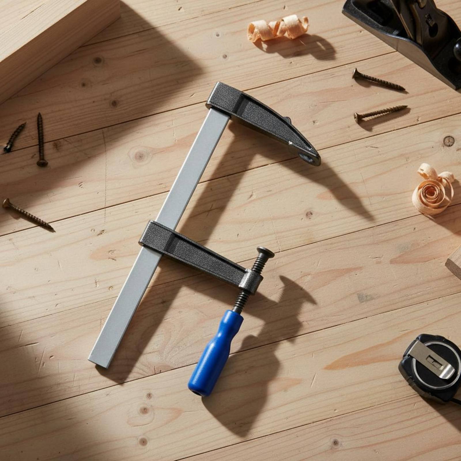 F-Clamp Effortless Adjustment  - Woodworking Garage บทวิจารณ์และราคา