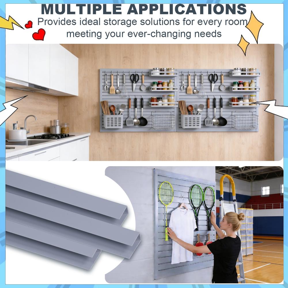 2 Pack Slatwall Panel 4 X 8ft  - Woodworking Garage บทวิจารณ์และราคา