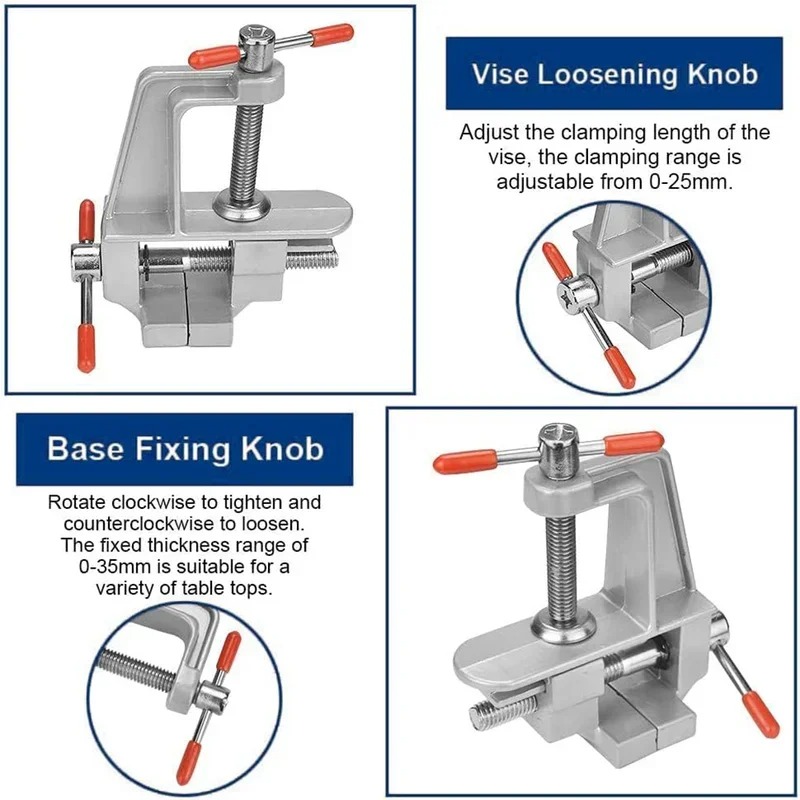 Mini Bench Vise Muliti-Funcati - Woodworking Quotes บทวิจารณ์และราคา