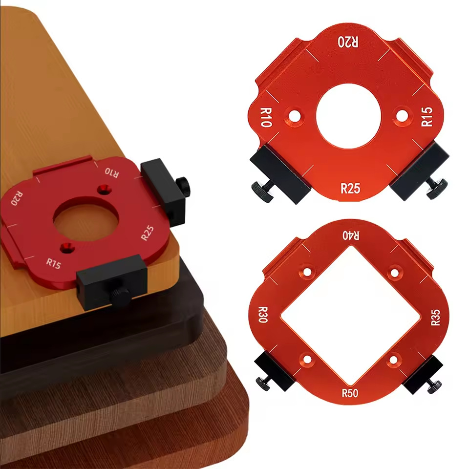 2Pcs Aluminum Alloy Radius Jig - Woodworking Project Plans บทวิจารณ์และราคา