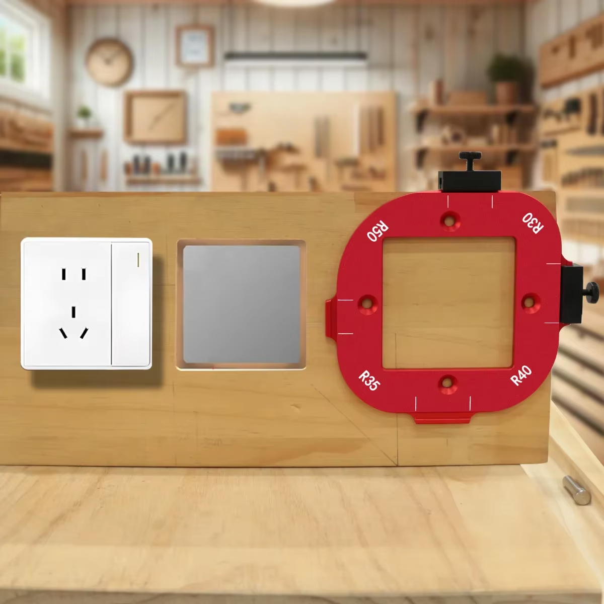 2Pcs Aluminum Alloy Radius Jig - Woodworking Project Plans บทวิจารณ์และราคา