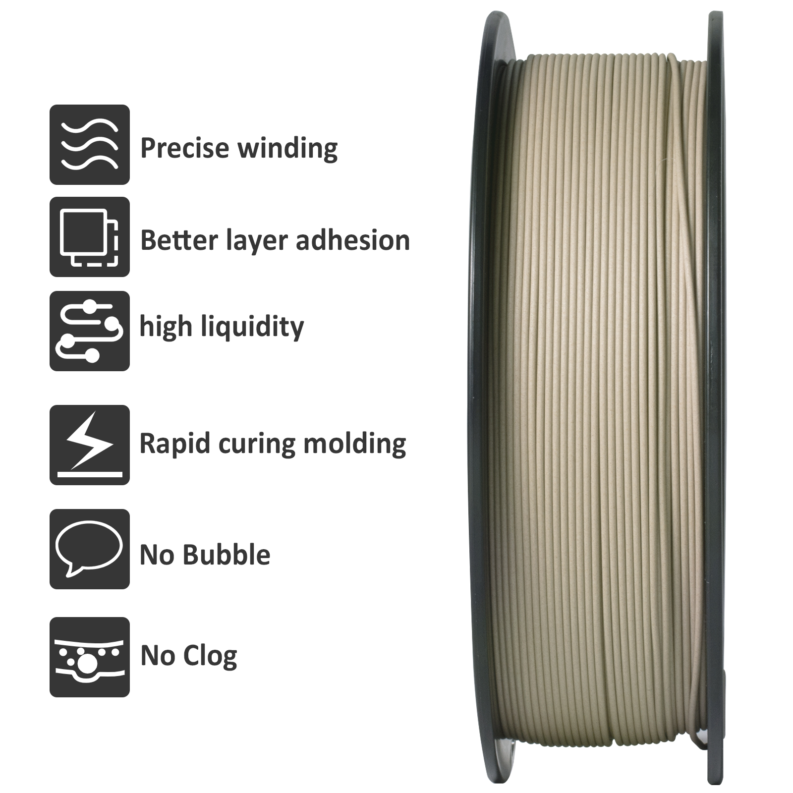 Geeetech Wood PLA 5kg 1.75mm F - Woodworking Vacuum Press บทวิจารณ์และราคา