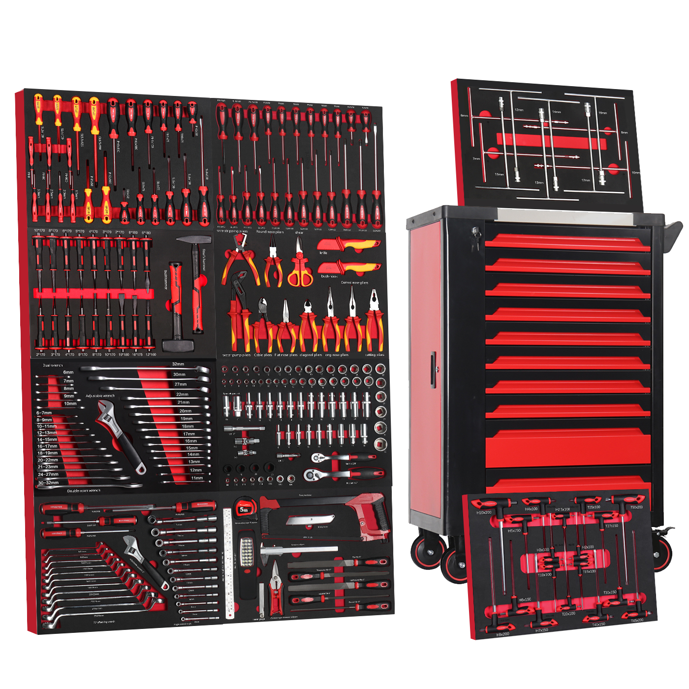 ej-Heavy Duty 10 Drawers Metal - Woodworking Garage บทวิจารณ์และราคา