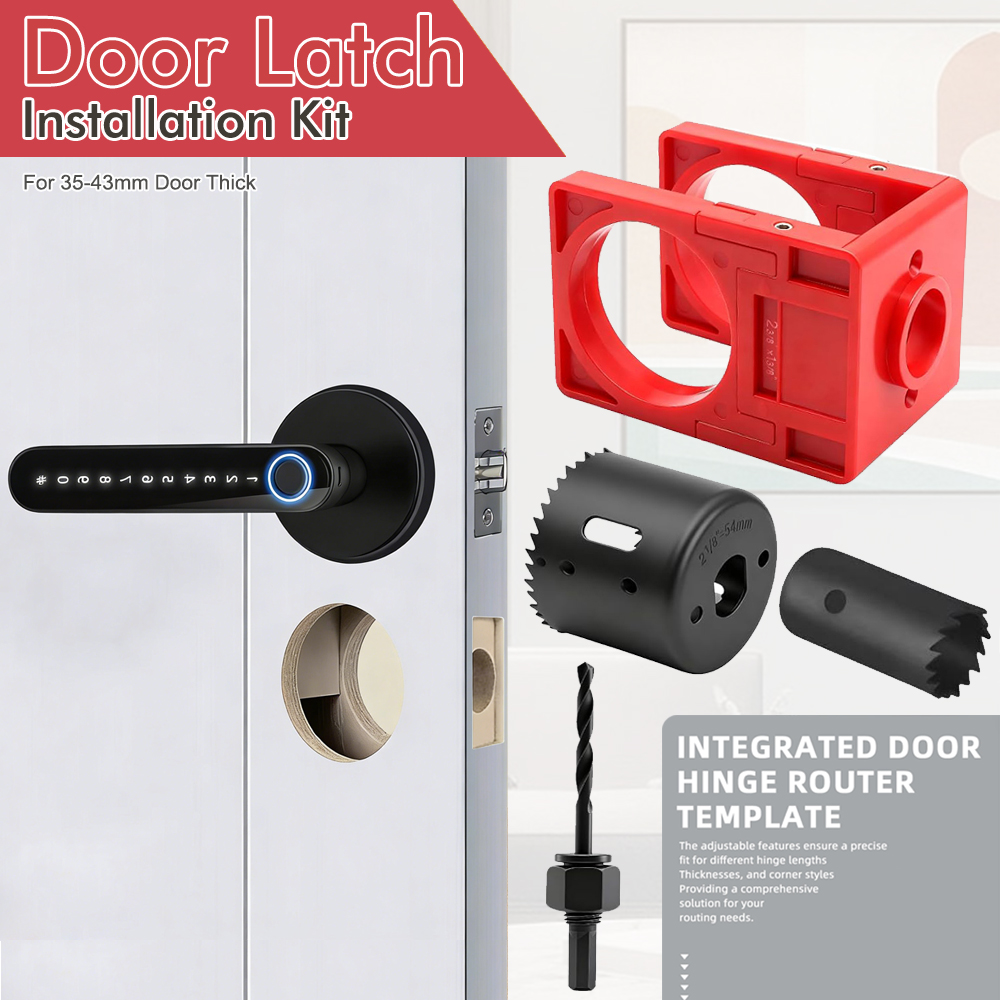 Door Hinge Latch Install Jig K - Woodworking Templates บทวิจารณ์และราคา