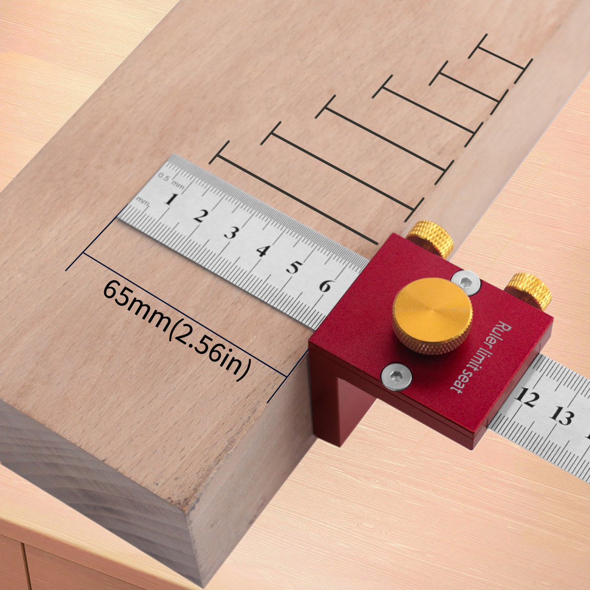 30cm/12 Inch Scribing Ruler 90 - Woodworking Gauge บทวิจารณ์และราคา