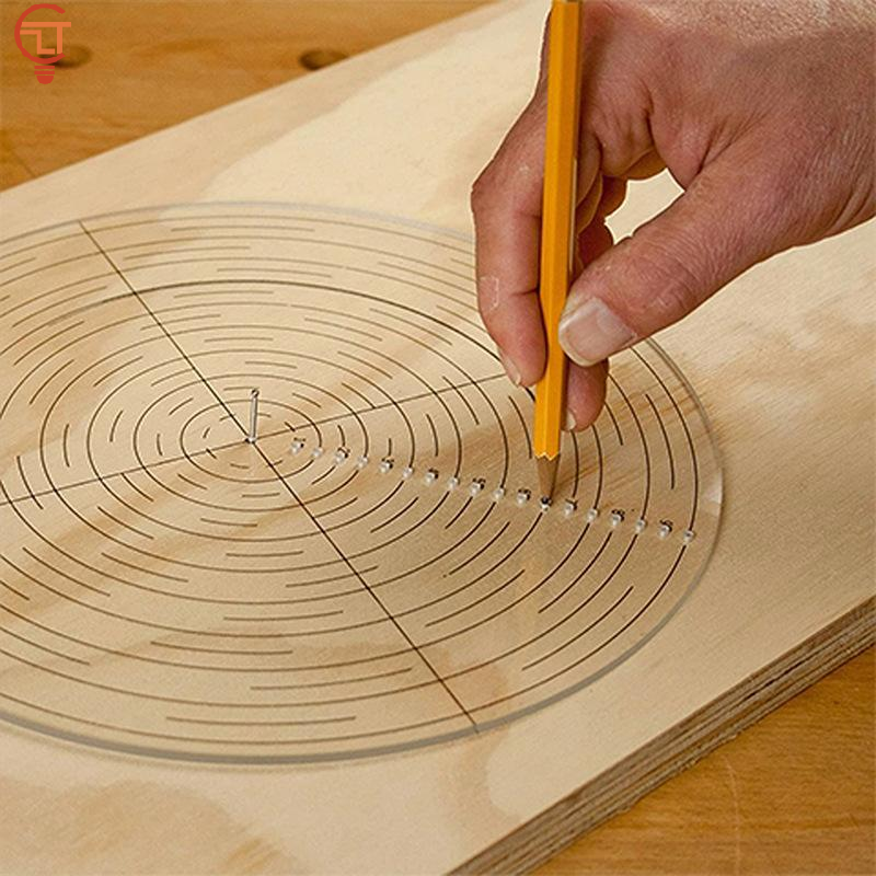 20CM/7.87IN Round Center Clear - Woodworking Gauge บทวิจารณ์และราคา