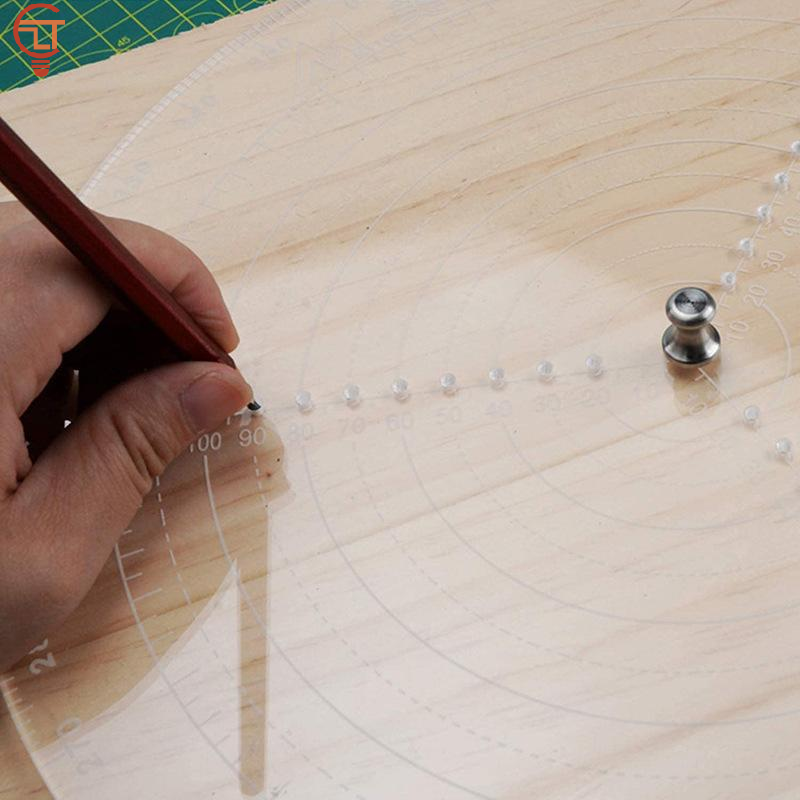 20CM/7.87IN Round Center Clear - Woodworking Gauge บทวิจารณ์และราคา