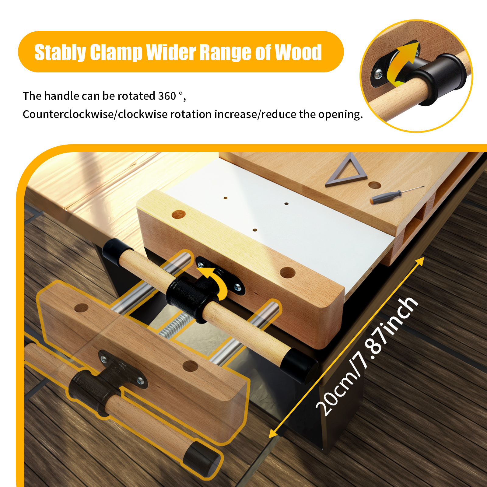 Wood Vise Workbench Solid Beec - Woodworking Vise Types บทวิจารณ์และราคา