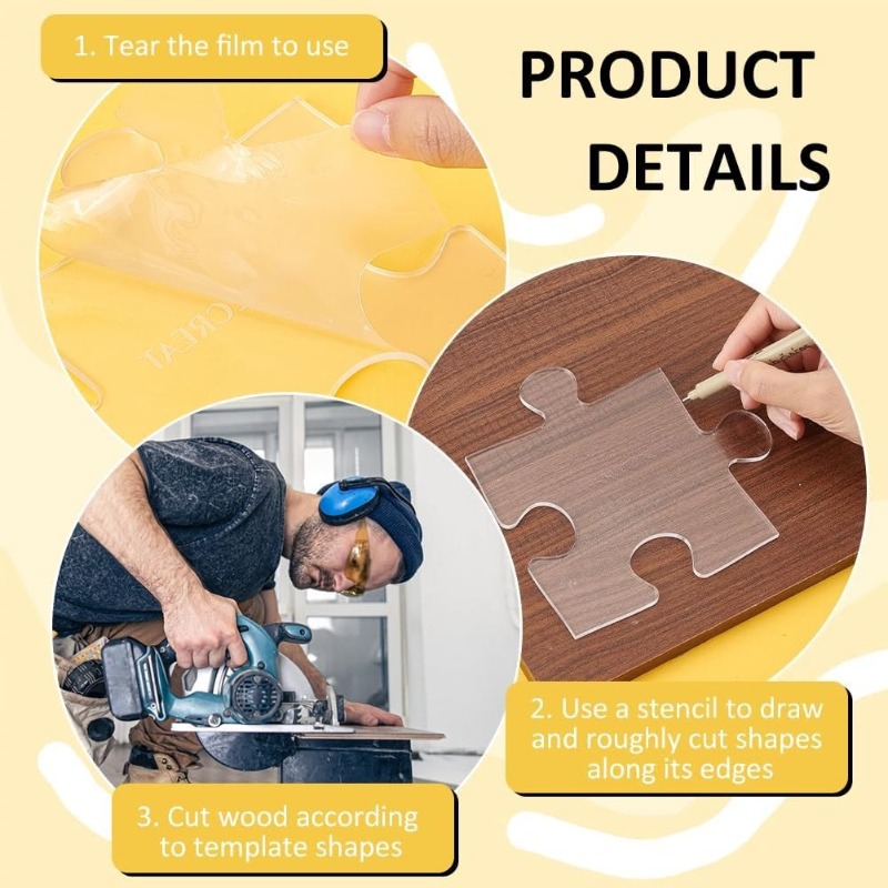 Acrylic Puzzle Woodworking Tem - Woodworking Templates บทวิจารณ์และราคา