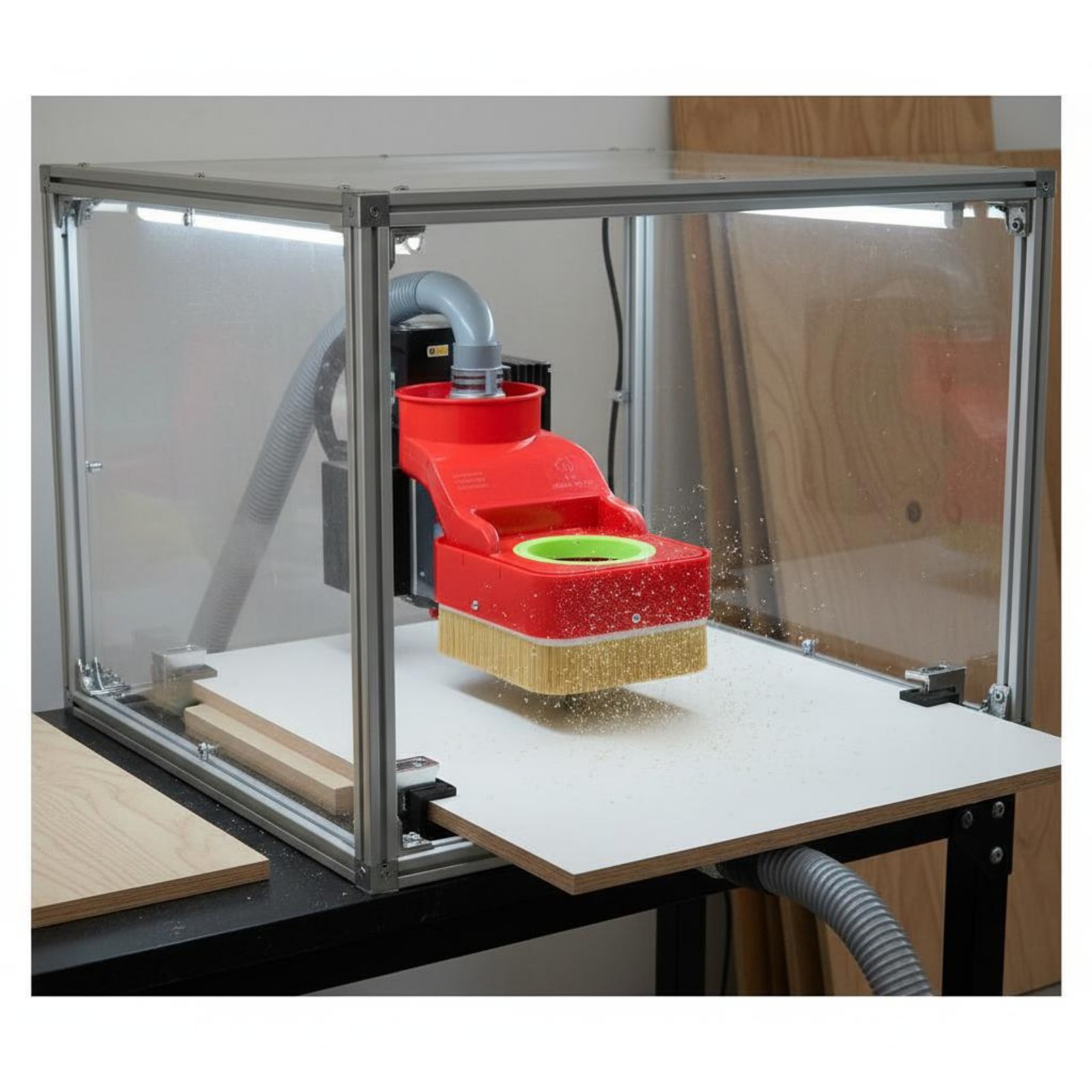 CNC Router Dust Shoe Woodworki - Vacuum Woodworking บทวิจารณ์และราคา
