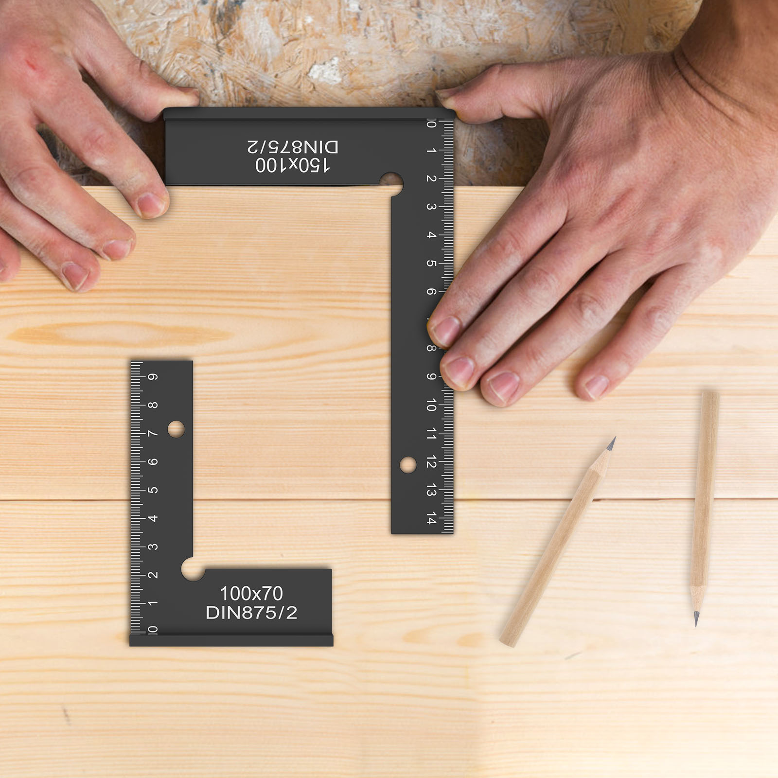 2Pcs Engineer Square Ruler Por - Woodworking For Engineers บทวิจารณ์และราคา