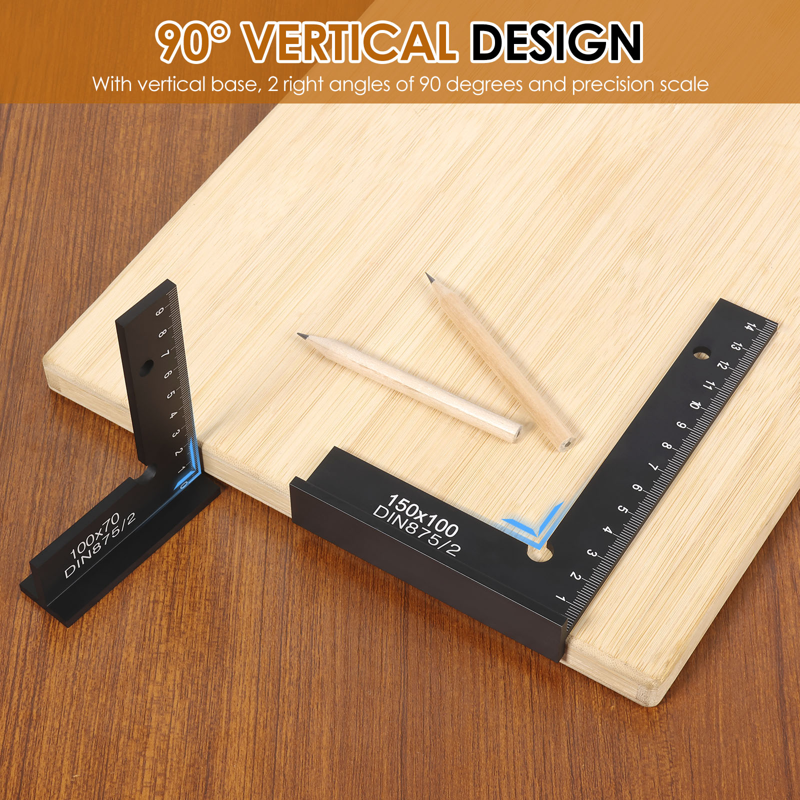 2Pcs Engineer Square Ruler Por - Woodworking For Engineers บทวิจารณ์และราคา