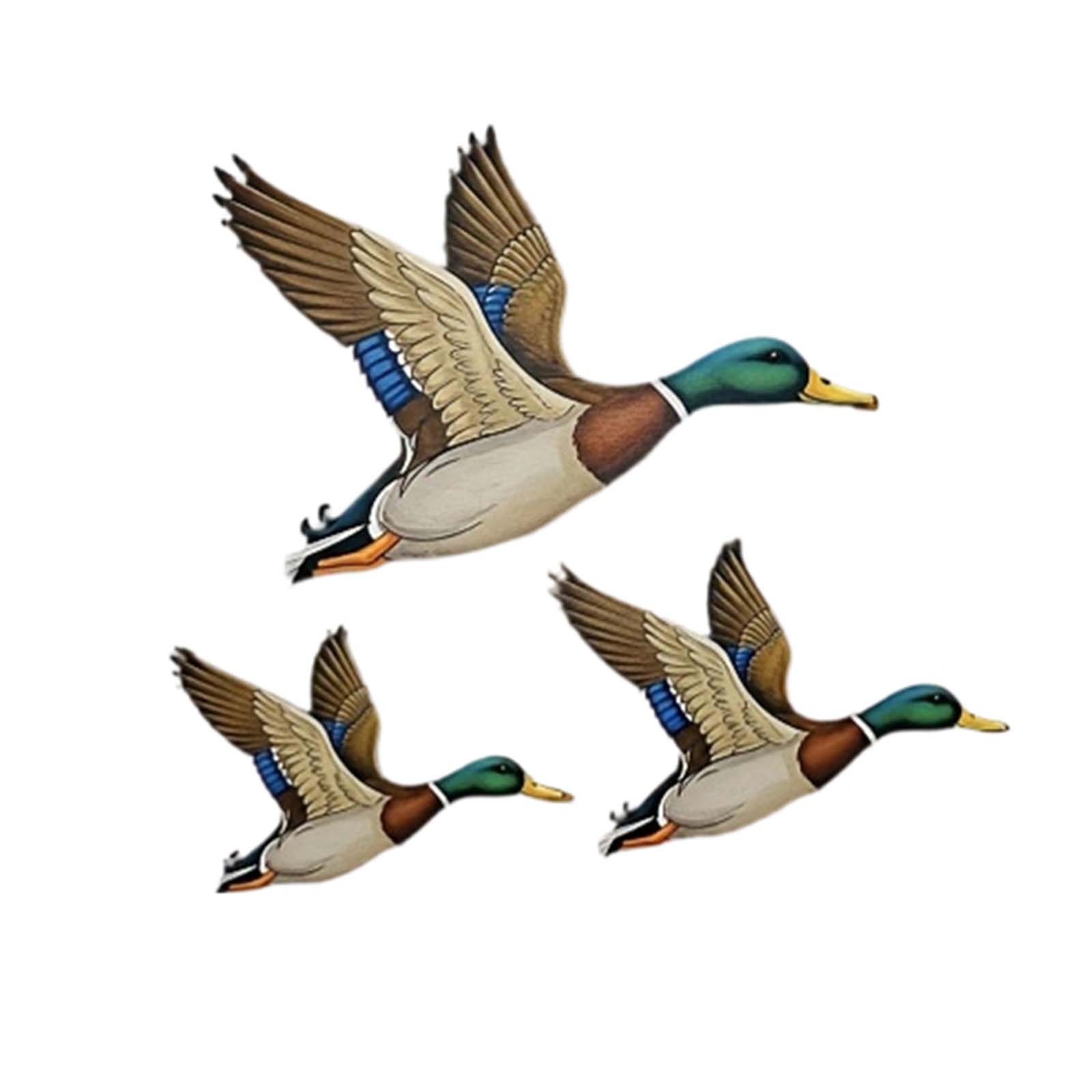 3Pcs Wild Duck Wall Arts Uniqu - Woodworking Resin บทวิจารณ์และราคา