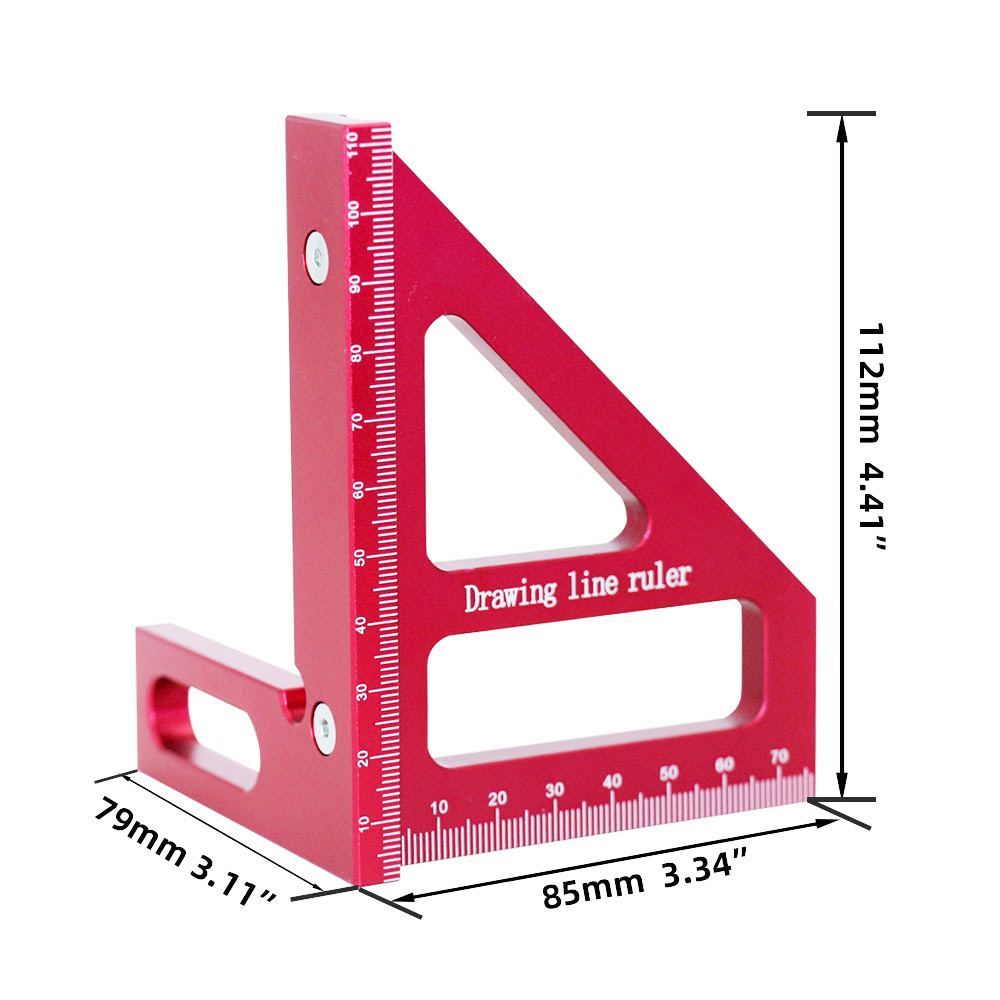 Aluminum Alloy Woodworking Rul - Woodworking For Engineers บทวิจารณ์และราคา