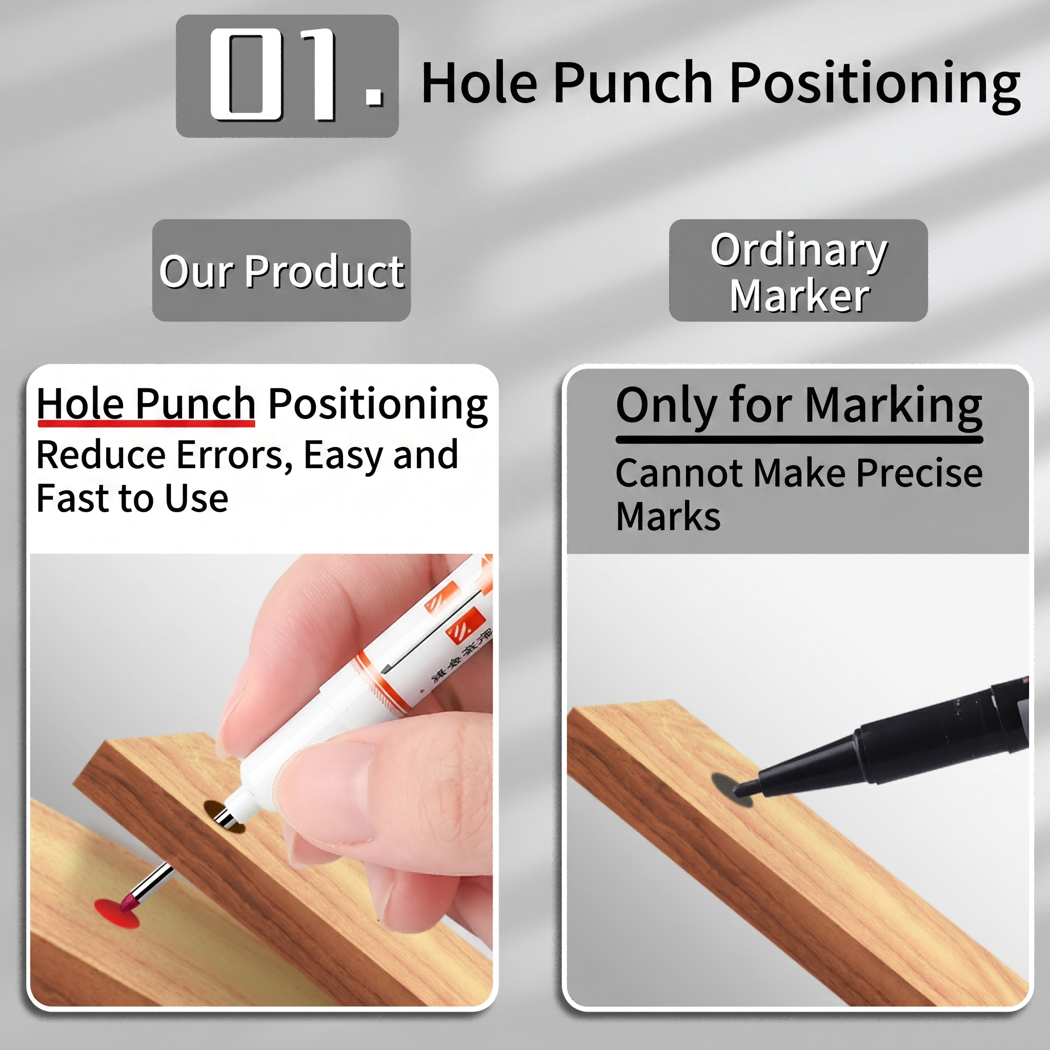 Long-head Marker Woodworking M - Woodworking Oil บทวิจารณ์และราคา