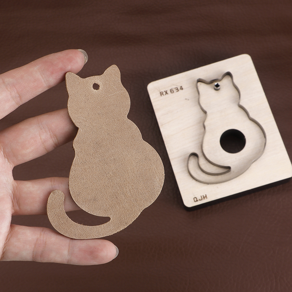 1pc leather handmade stamping  - Woodworking Templates บทวิจารณ์และราคา