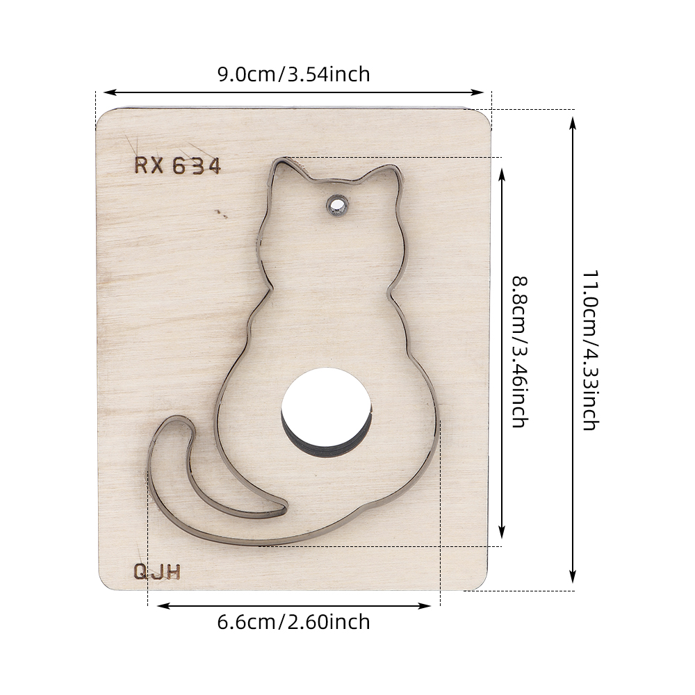 1pc leather handmade stamping  - Woodworking Templates บทวิจารณ์และราคา